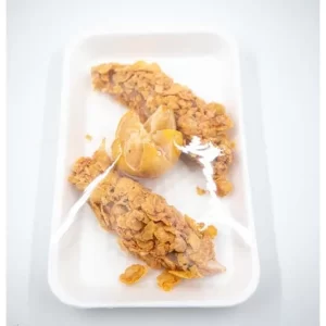 Poulet fermier élevé en plein air, nourri naturellement/ Crispy